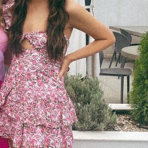 Hello Molly Floral Ruffle Dress